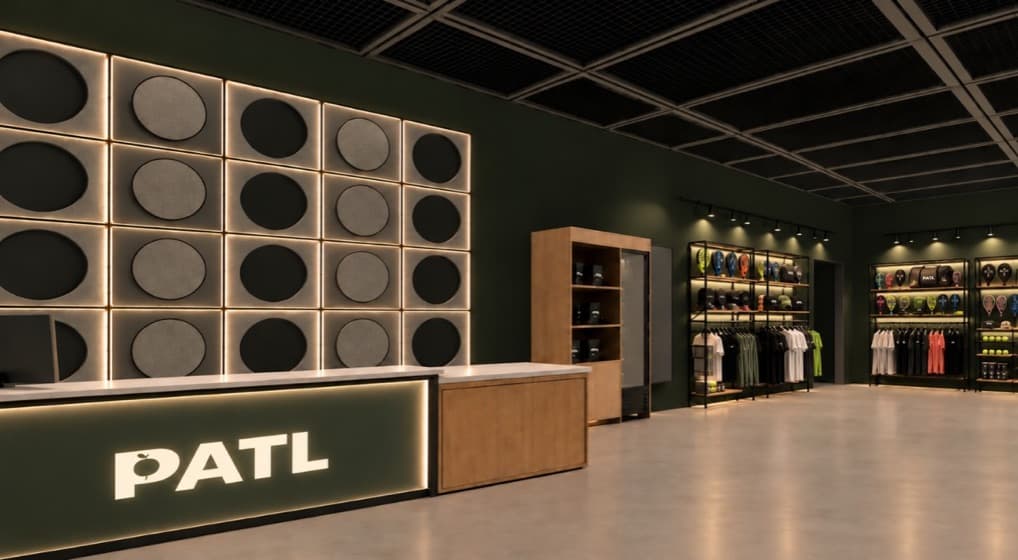 Rendering: reception and the pro shop